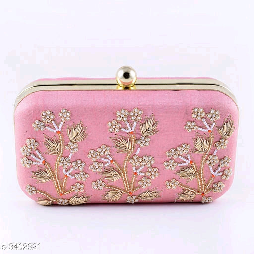 Diva Attractive Premium Banglori Silk Women's Clutches